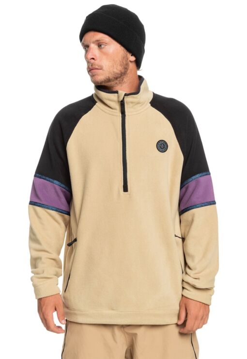 Bluza sport de fleece cu fermoar scurt pentru ski Powder Chaser