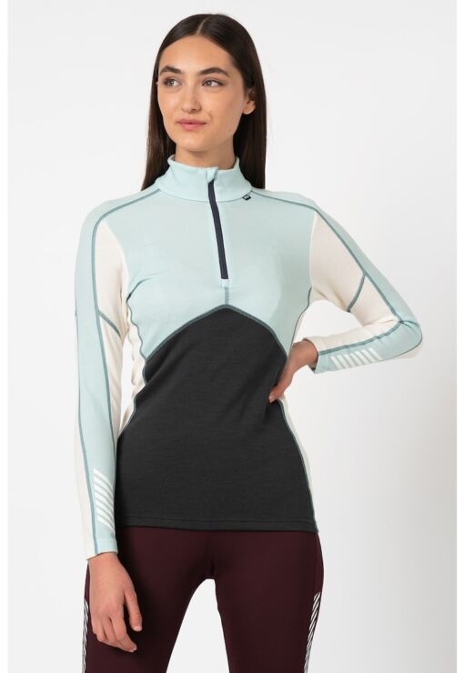 Bluza regular fit din lana Merinos pentru ski Base Layer Lifa