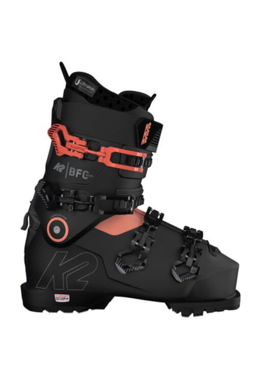 Clapari ski BFC W 105 GRIPWALK - pentru femei - negru/coral