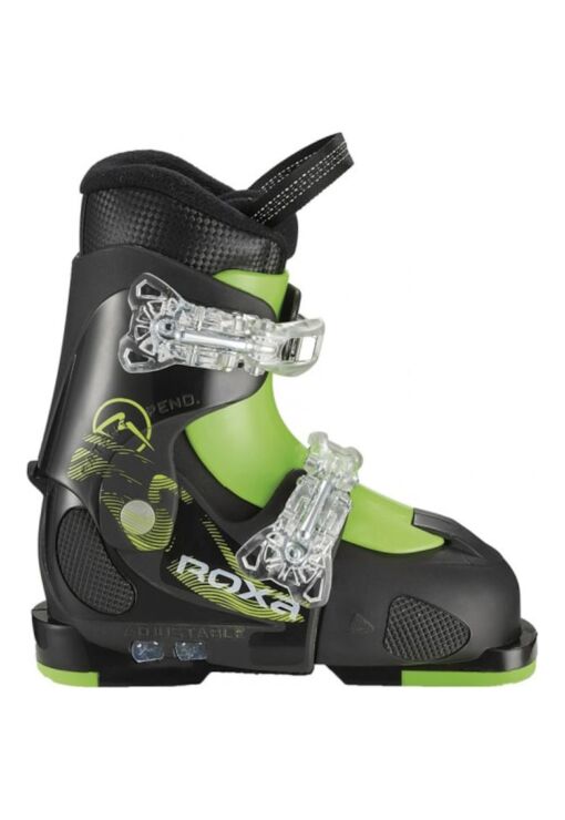 Clapari ski CHAMELEON BOY 2 - copii - negru/lime