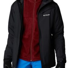 Jacheta impermeabila cu vatelina si gluga pentru ski Iceberg Point