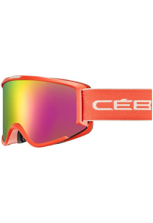 Ochelari ski SILHOUETTE Cat.2 - pentru femei - coral/alb/roz mat