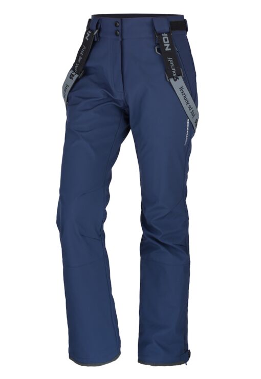 Pantaloni cu finisaj rezistent la apa si bretele ajustabile pentru ski Clarissa