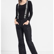 Pantaloni impermeabili cu bretele pentru ski si snowboarding