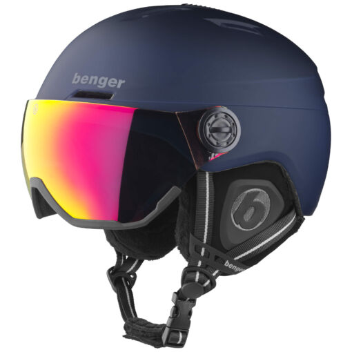 Visierhelm Matt Blue